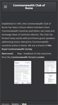 Mobile Screenshot of commonwealthclubrome.org
