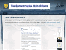 Tablet Screenshot of commonwealthclubrome.org